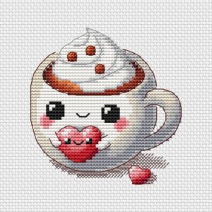 Gorąca czekolada – wzór do haftu krzyżykowego (ebook pdf + xsd)