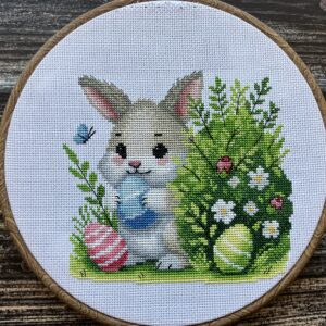 Zajączek Wielkanocny – wzór do haftu krzyżykowego (ebook pdf + xsd)