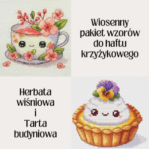 Wiosenny Pakiet – 2 wzory do haftu krzyżykowego (ebook pdf + xsd)