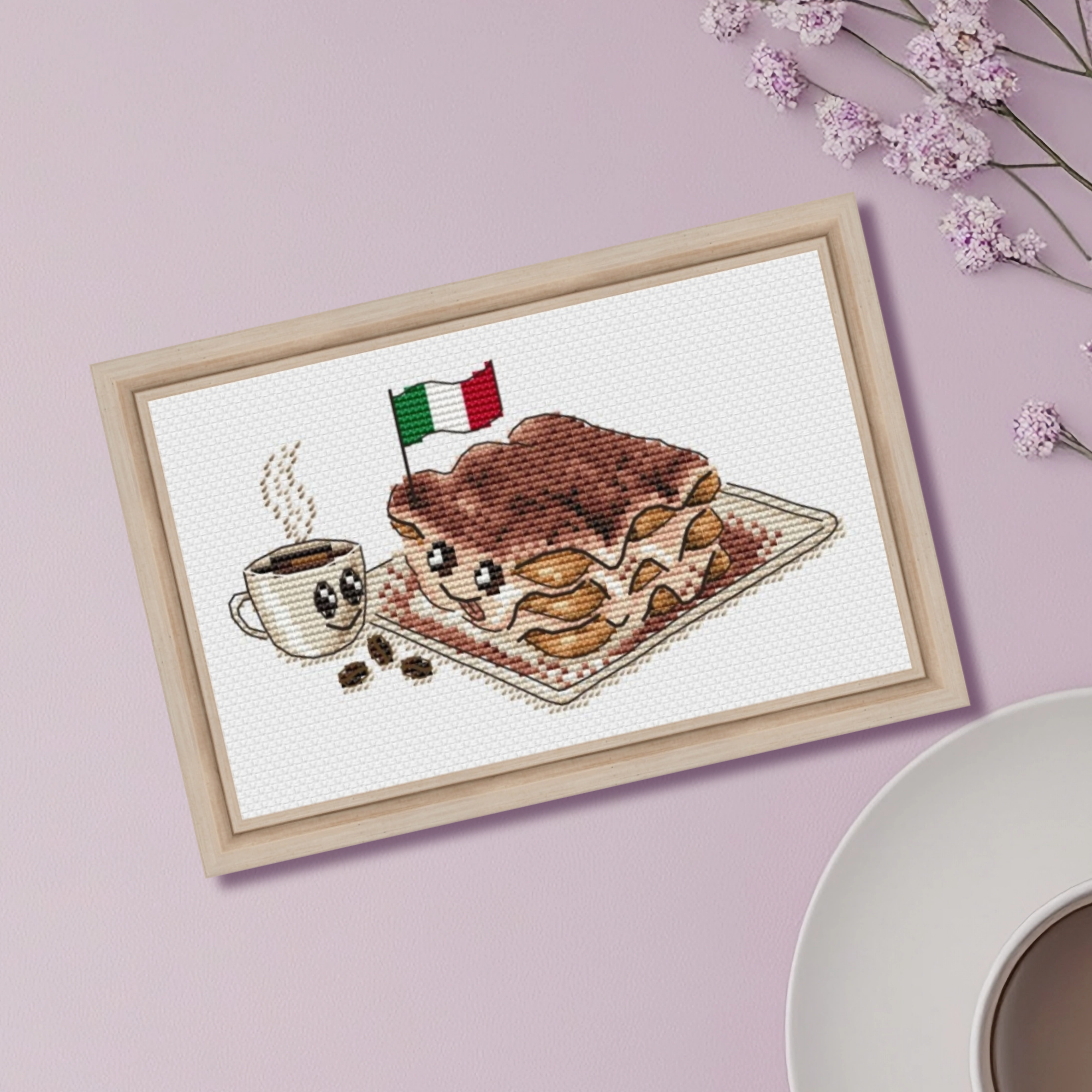 Tiramisu kawaii mockup 2